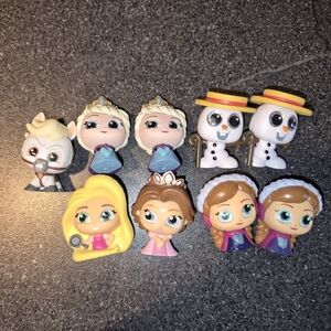 Just Play Disney Doorables Frozen & Rapunzel Toy Lot